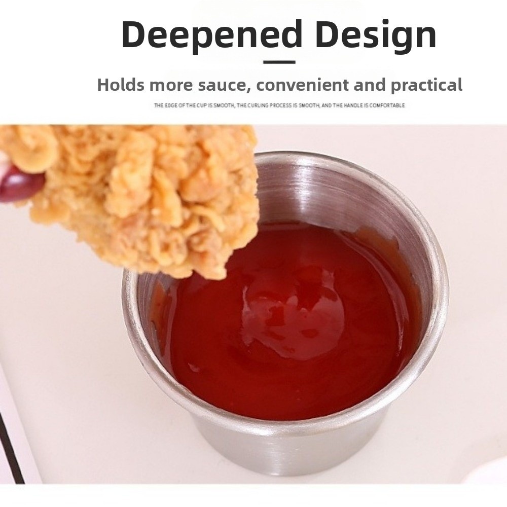 12PCS/SET Stainless Steel Dipp - đánh giá và giá Sauce Dipping Cup