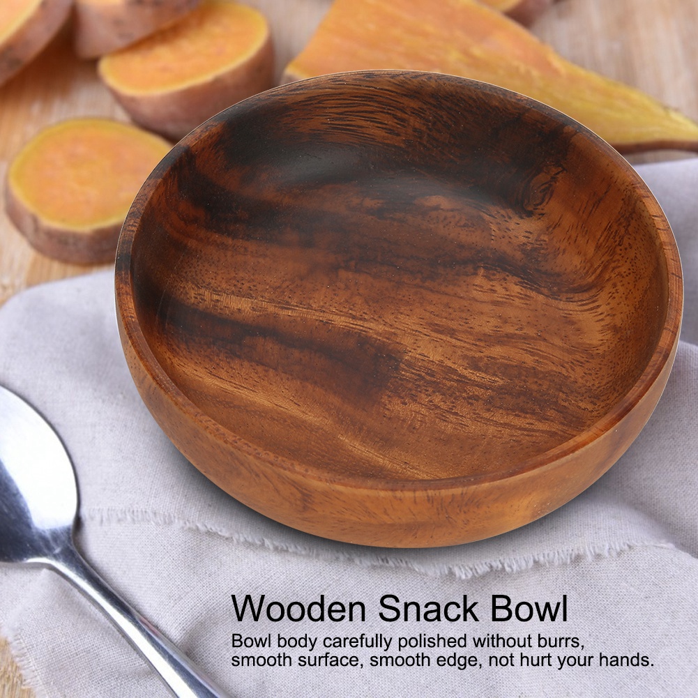 Wood Serving Bowls Wooden Snac - đánh giá và giá Meal Prep Bowl