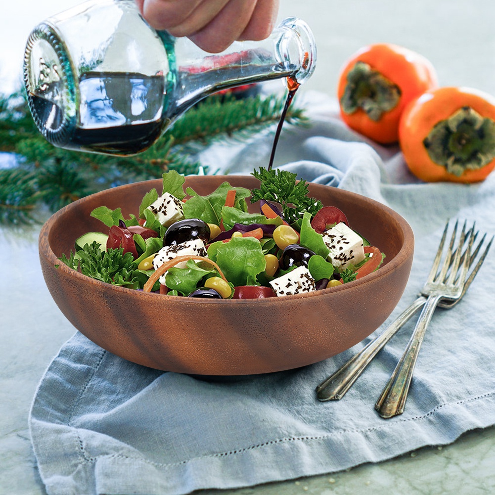 Wood Serving Bowls Wooden Snac - đánh giá và giá Meal Prep Bowl