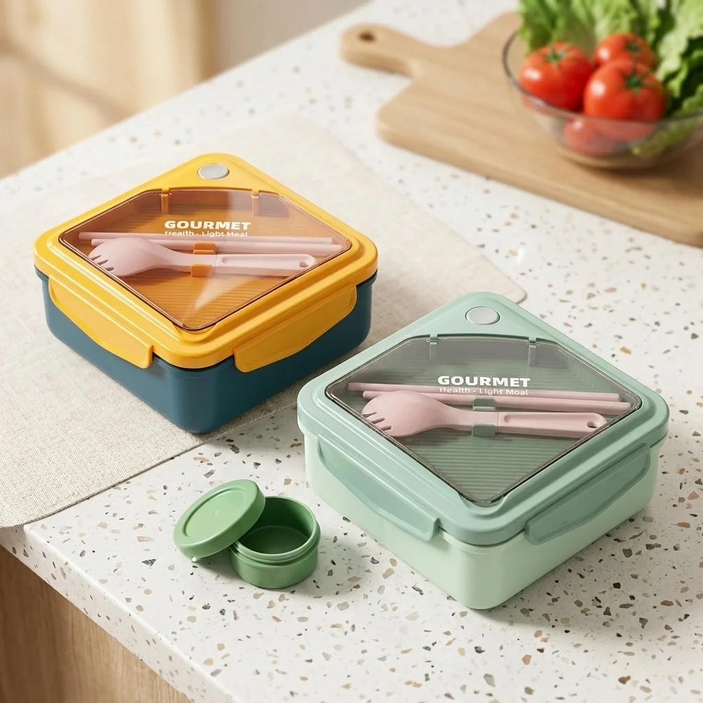Sealed Plastic Bento Lunch Box - đánh giá và giá Meal Prep Or Prep Meal