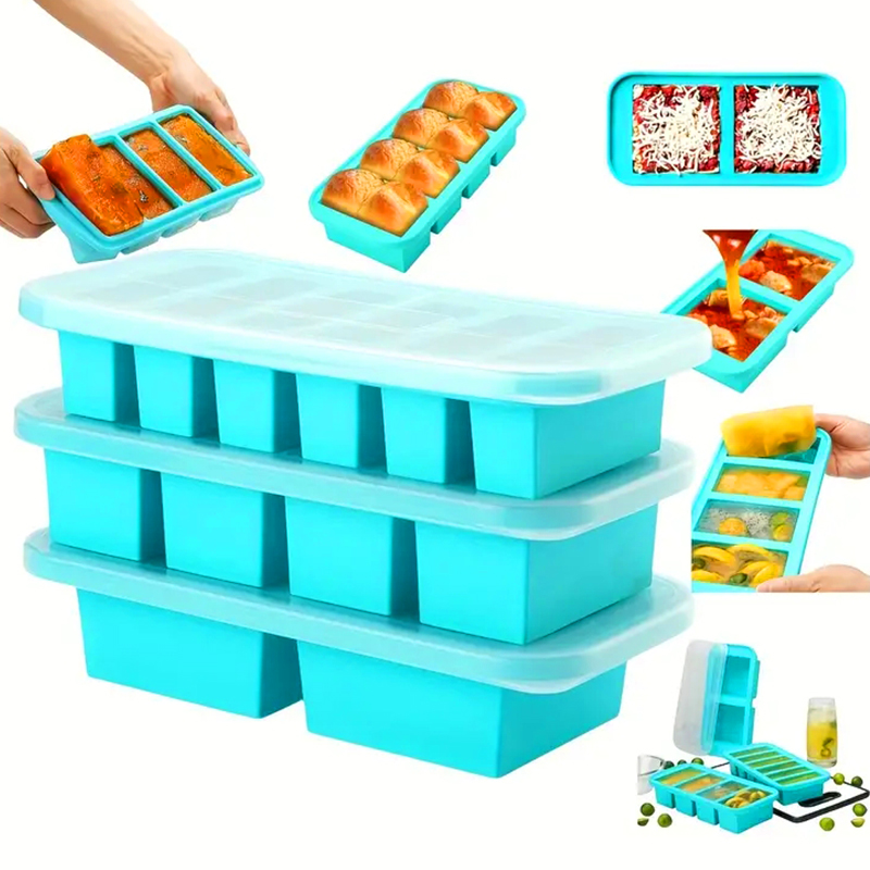 2 or 3-piece Silicone Freezer  - đánh giá và giá Meal Prep Or Prep Meal