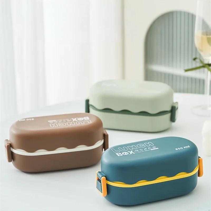 850ML Lunch Box Double-layer P - đánh giá và giá Meal Prep Bowl