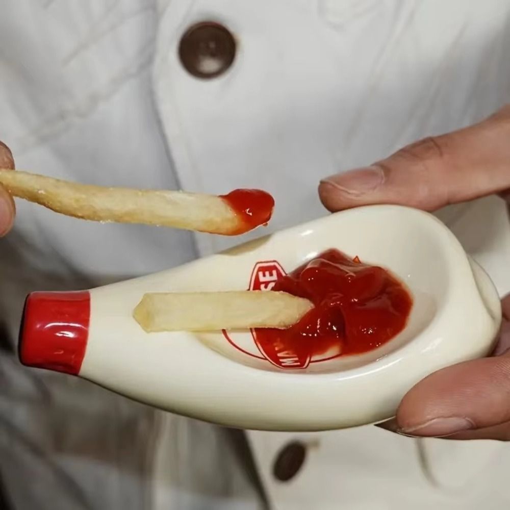 Đĩa đựng nước sốt hình quả cà  - đánh giá và giá Sauce Dipping Cup