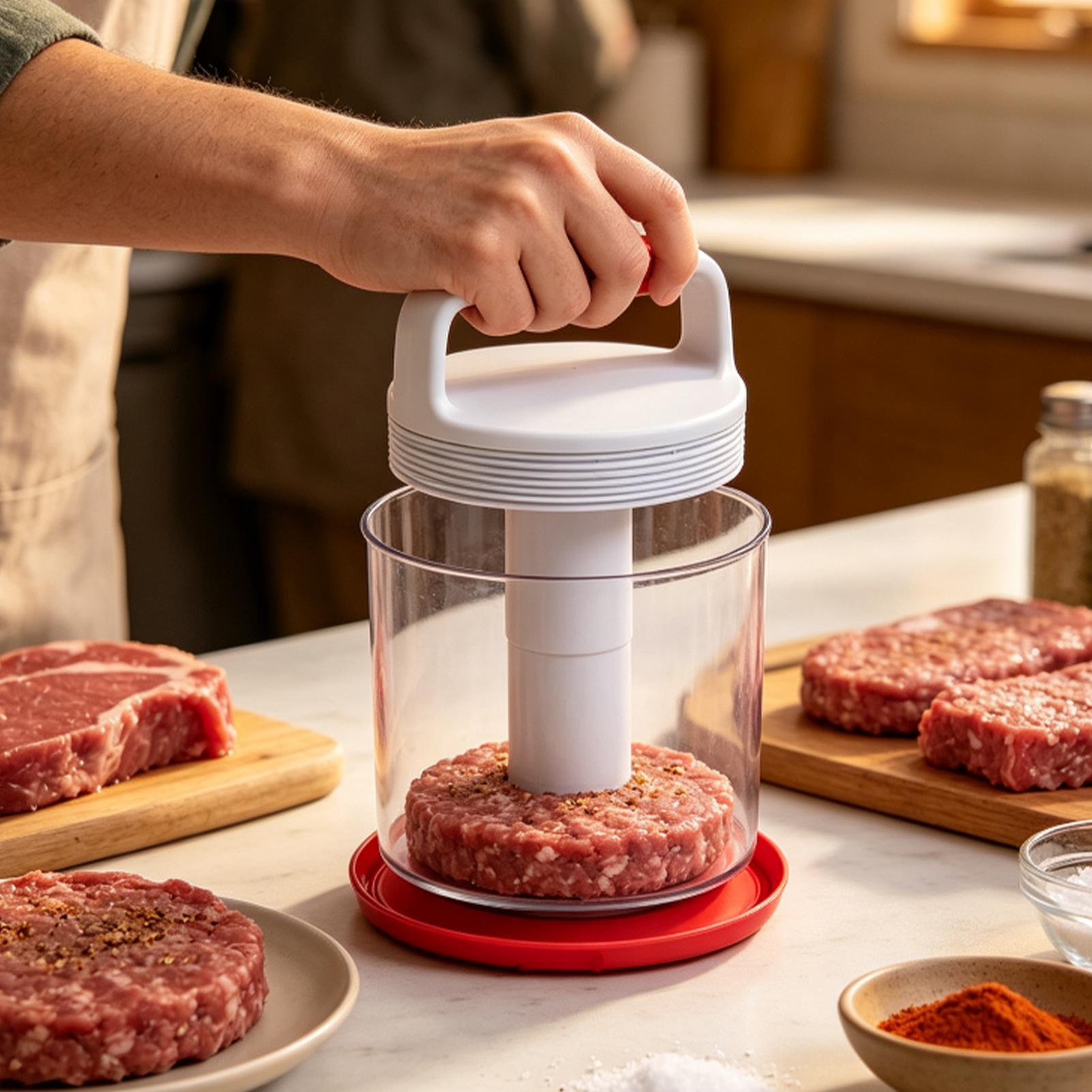Hamburger Patty Maker Press No - đánh giá và giá Meal Prep Template