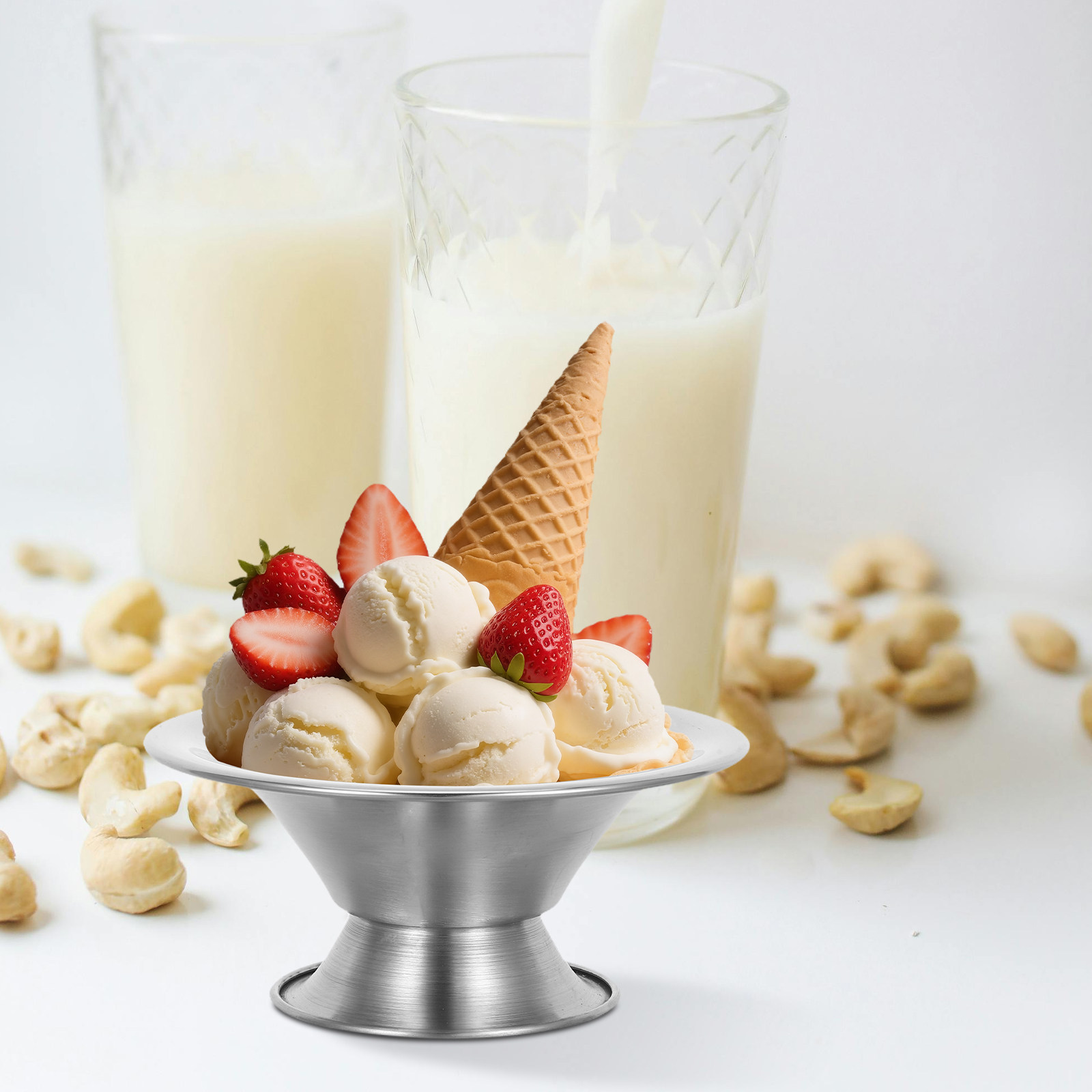 Stainless Steel Salad Bowl Foo - đánh giá và giá Sauce Dipping Cup